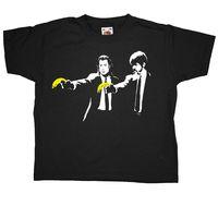 Banksy Kids T Shirt - Pulp Fiction Bananas