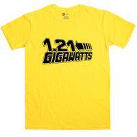 back to the future inspired t shirt 121 gigawatts