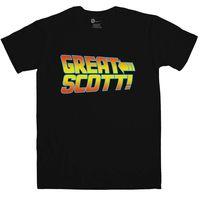 back to the future inspired t shirt great scott