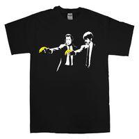 Banksy T Shirt - Pulp Fiction Bananas