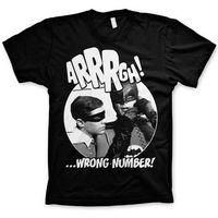 Batman T Shirt - Adam West Argh Wrong Number