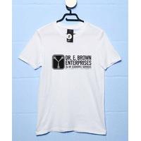 back to the future inspired t shirt dr e brown enterprises