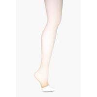 Barely There Open Toe Tights - natural