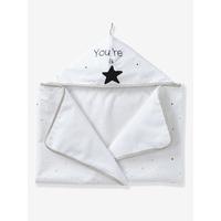 Bath Cape white/stars