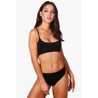 Basic Jersey Bralet - black