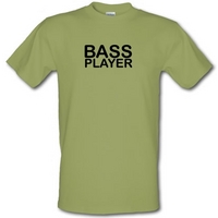 bass player male t shirt