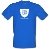 bank of dad male t shirt