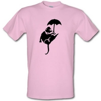 Banksy Flying Rat male t-shirt.