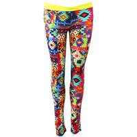 Banana Moon Multicolor Sport Leggings Step SunRun women\'s Tights in Multicolour