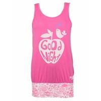 banana moon intimates pink pyjama top tee shirt dye trendy