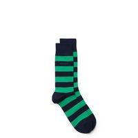 bar striped socks jelly green