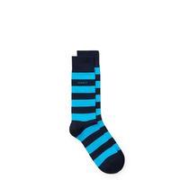 Bar Striped Socks - Sage Blue