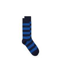 Bar Striped Socks - Yale Blue