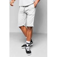 ball jersey shorts with contrast waist band grey