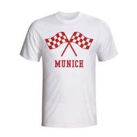 Bayern Munich Waving Flags T-shirt (white) - Kids