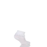 Baby Girls 1 Pair Falke Romantic Lace Trim Ankle Socks