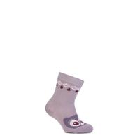 Babies 1 Pair Falke Cotton Owl Socks with 3D Ears and Nose