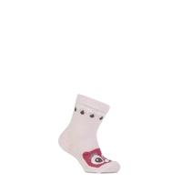 Babies 1 Pair Falke Cotton Owl Socks with 3D Ears and Nose