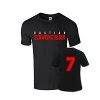 bastian schweinsteiger front name t shirt black