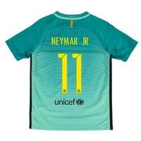 barcelona third shirt 2016 17 kids with neymar jr 11 printing turquois ...