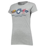 Barcelona v Liverpool FC ICC Match Up T-Shirt - Ladies - Grey, Grey