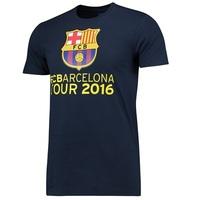 barcelona 2016 tour t shirt mens navy navy