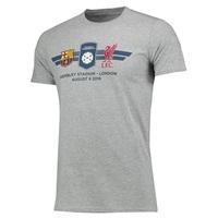 Barcelona v Liverpool FC ICC Match Up T-Shirt - Mens - Grey, Grey