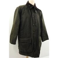 Barbour Classic Northumbria Size L Waxed Jacket.