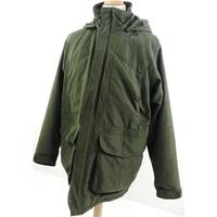 Barbour Sporting Size L Olive Padded Coat.