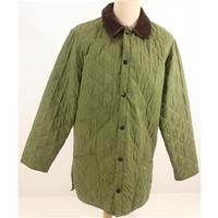 Barbour Size L Moss Green Quilted Jacket.