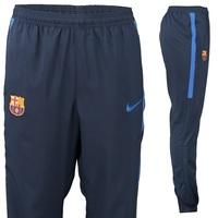 barcelona squad woven tracksuit navy navy