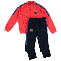 Barcelona Squad Knit Tracksuit - Red - Kids, Red