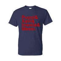 barcelona football legends t shirt navy