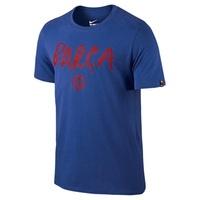 Barcelona Squad T-Shirt - Royal, Blue
