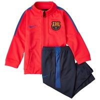 barcelona squad knit tracksuit red infants red