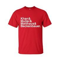 bayern munich football legends t shirt red