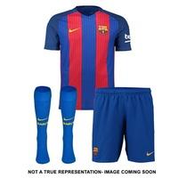 Barcelona Home Kit 2016-17 - Little Kids, Red/Blue