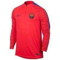 Barcelona Squad Drill Top - Red, Red