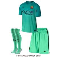 Barcelona Third Kit 2016-17 - Infants, Turquoise