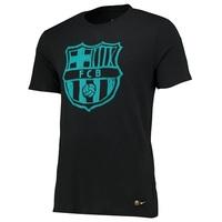 barcelona crest t shirt black black