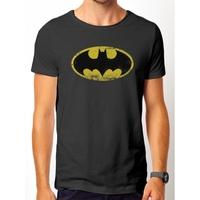 batman vintage logo mens small t shirt black