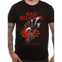 bad religion war mens xx large t shirt black