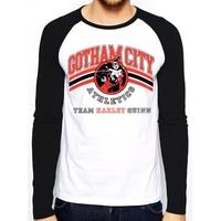 Batman - Team Harley Quinn Men\'s X-Large Long Sleeved T-shirt - White