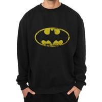 batman distressed logo crewneck sweatshirt small