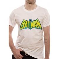 Batman Retro Logo DC Essentials Range T-Shirt X-Large