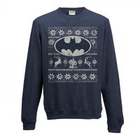 Batman Christmas Jumper Navy Small