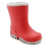 Baby Mud Buster, Red Water resistant Wellies