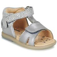 Babybotte TCHIPI girls\'s Children\'s Sandals in Silver