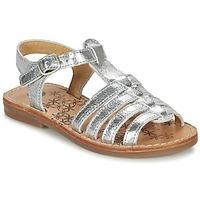 Babybotte YLONA girls\'s Children\'s Sandals in Silver
