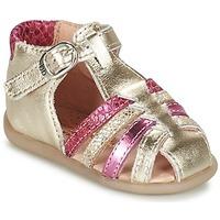 Babybotte GUPPY girls\'s Children\'s Sandals in gold